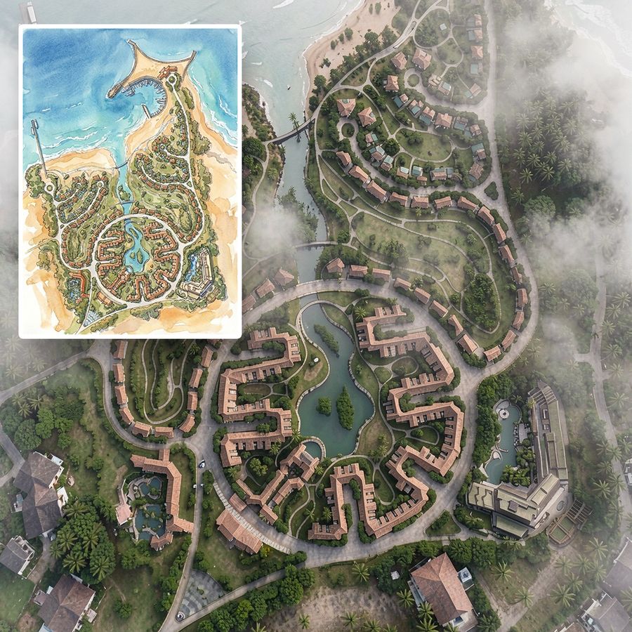 Render quy hoạch